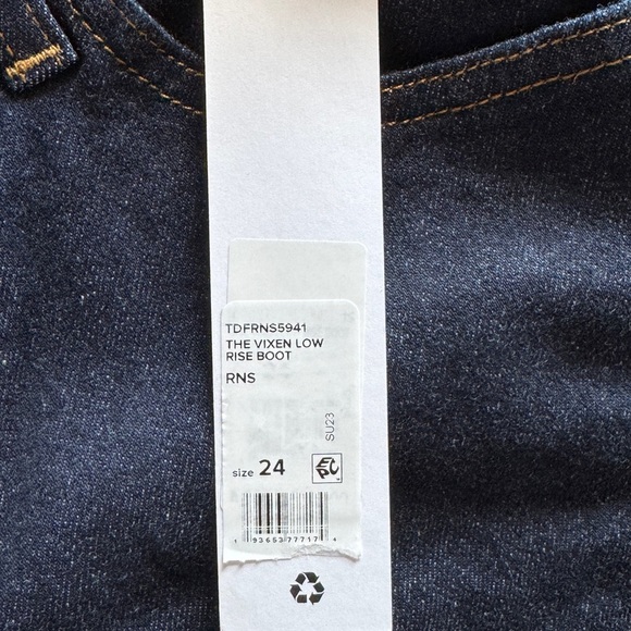 Joe's Jeans Womens Low Rise Dark Wash Bootcut Jeans (The Vixen) NWT - Picture 7 of 7